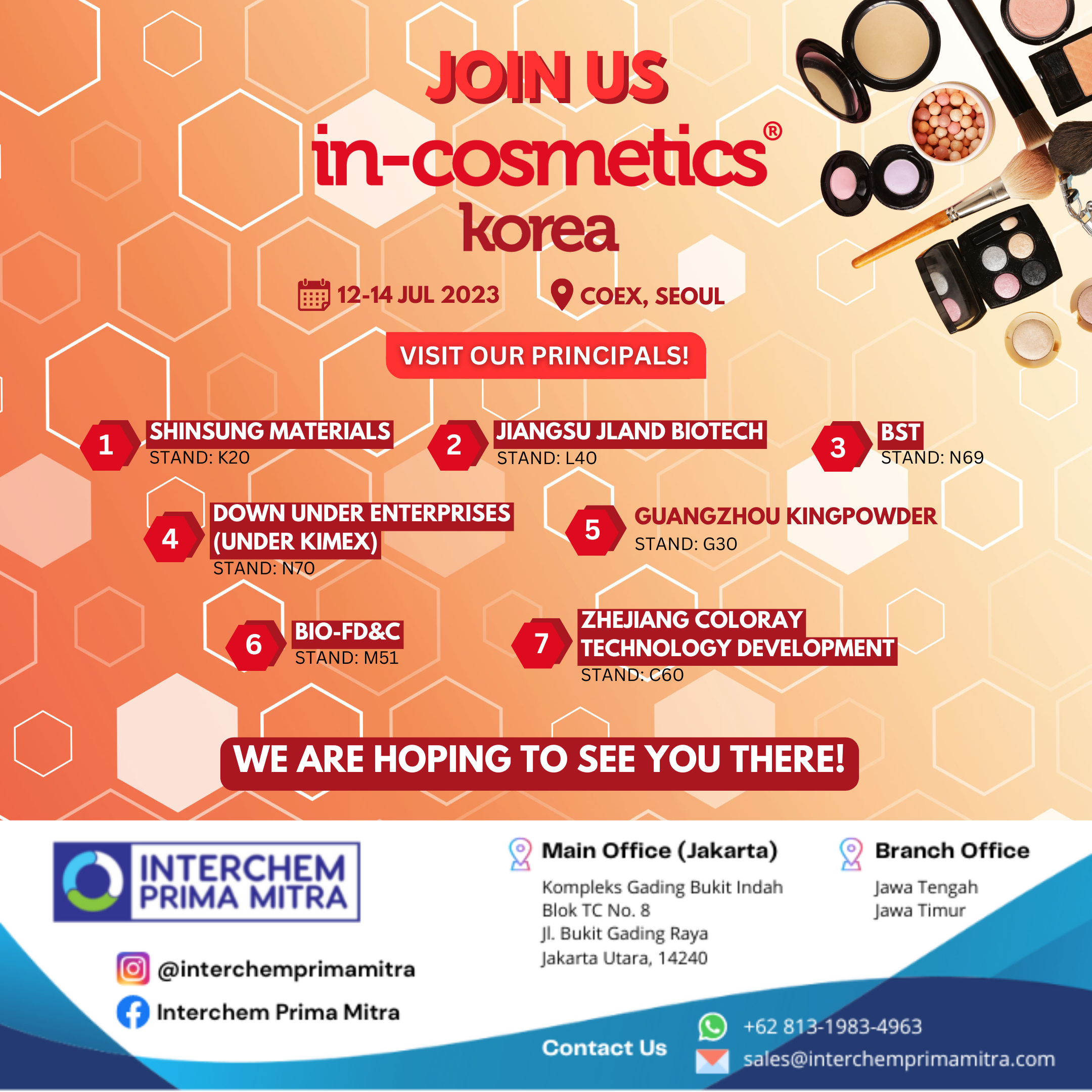 JOIN US IN COSMETICS KOREA 2023