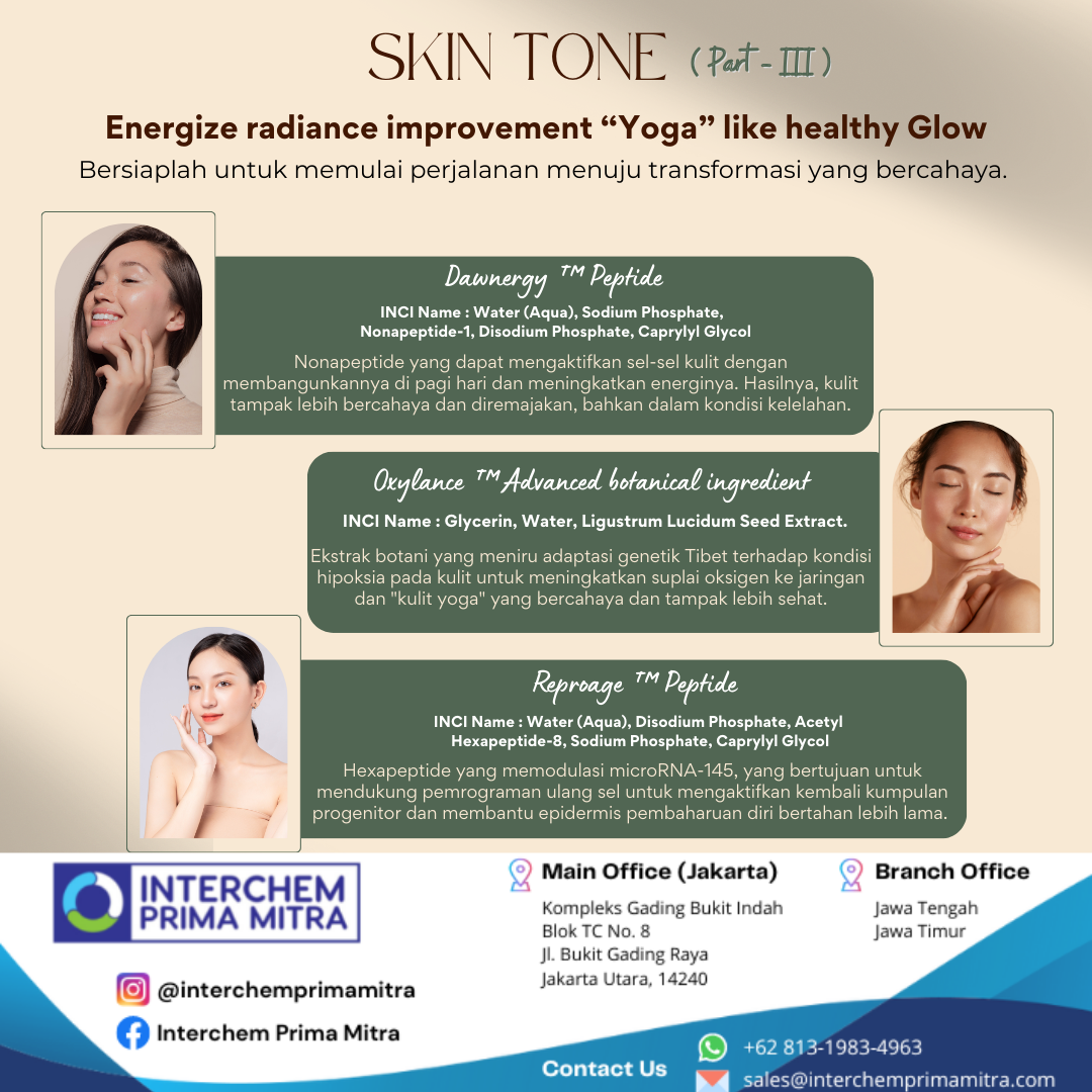 Energize radiance improvement “Yoga” like healthy Glow